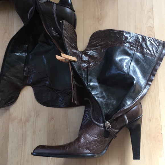 Les Copains leather boots - Picture 6 of 8